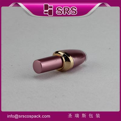 China SRS NEW arrival acrylic pink oval 8ml plastic nail polish bottle with screw brush lid for sale