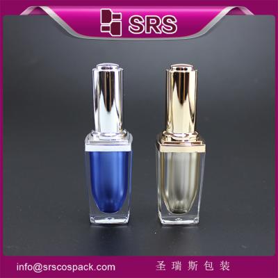 China Shengruisi Verpackung NP-004 leere Acryl Nagellackflasche mit Bürstendeckel zu verkaufen