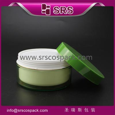 China J026 Jarrón de crema corporal de 200 ml y 500 ml, jarrón cosmético de plástico de alta calidad en venta