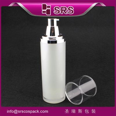 China A023 15ml 30ml 50ml 100ml airless pump bottle manufacturer ,cosmetic crystal bottle for sale