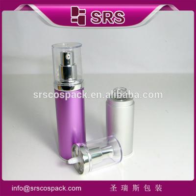 China TA023 aluminum bottle with AS inner bottle ,packaging for cosmetics wholesale for sale