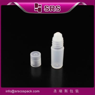 Cina 3 ml mini roll di plastica su bottiglia per profumi, fabbricazione di bottiglia di plastica vuota in vendita