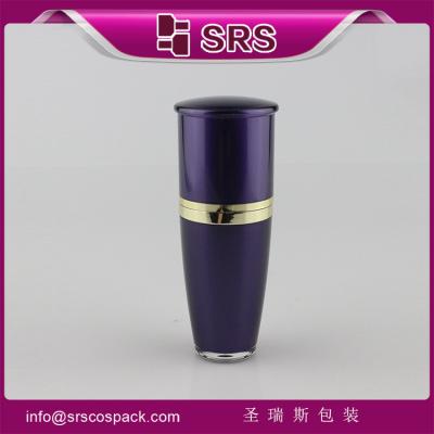 Chine L036 Bouteille acrylique cosmétique en forme de tambour 15 ml 30 ml 50 ml 80 ml 120 ml à vendre