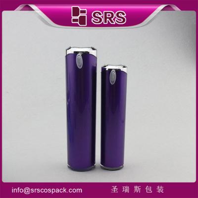 China L031 purple color luxury lotion pump bottle, 40ml 60ml 80ml 2016 hot sale acrylic bottle for sale