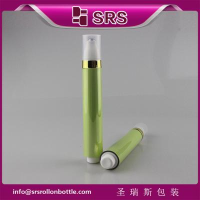 China AY-15ml de color metalizado de plástico sin aire rollo en la botella fabricante profesional en venta