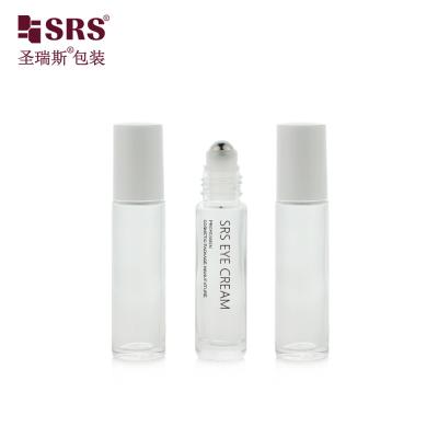 China 10ml Glass Perfume Applicator No Leakage Empty Skin Care Oil Roller Bottles Roll On for sale