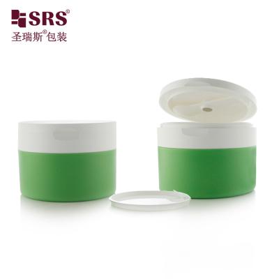 China 120g 4 OZ Plastic PP PCR Recycled Material Skincare Cream Jars Empty Containers For Body Scrub Jar for sale