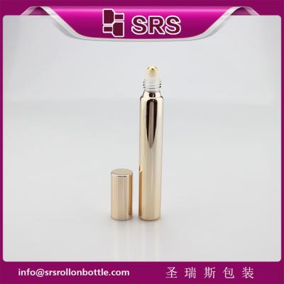 China 15 ml 17 mm Durchmesser metallisierte Roségoldflasche mit echtem Gold und Aluminiumkappe. zu verkaufen