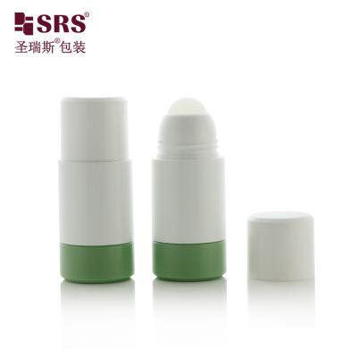 China 50 ml 75 ml PCR substituível PP reciclado Eco-friendly Roller Bottle Deodorant Roll On Packaging à venda