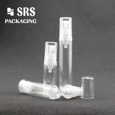 중국 여행용 포켓 플라스틱 AS 투명한 공기 없는 5ml 세럼 병 판매용