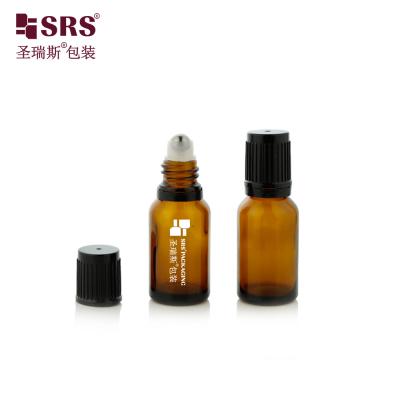 China Logo Silk Screen Printing Roller Bottle Glass 5ml 10ml 15ml 20ml 30ml 50ml 100ml for sale