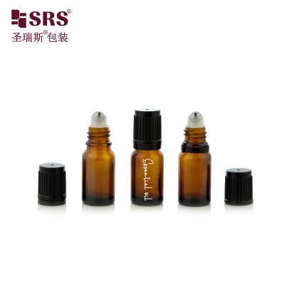 China 10 ml Mini Bottle de vidro de âmbar redondo e vazio com tampa à prova de crianças para óleo essencial à venda