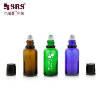 China Painting Customize Color Roller Bottle Glass Capacity 5ml 10ml 15ml 20ml 30ml 50ml 100ml for sale