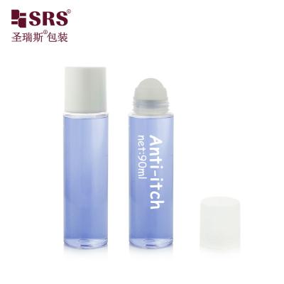 China 90ml Capacity Food Grade Plastic Bottle with Plastic Ball for sale