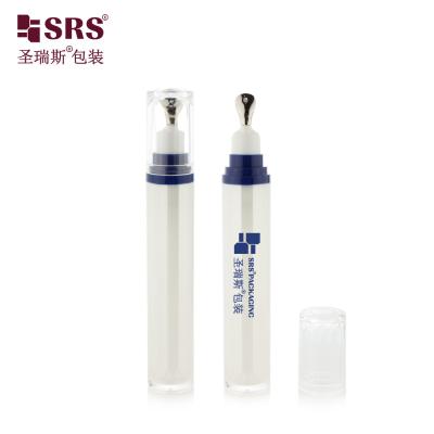 China LR001-15ML High Quality No Leakage Acrylic Customization Eye Serum Cosmetic Packaging Applicator Metal for sale