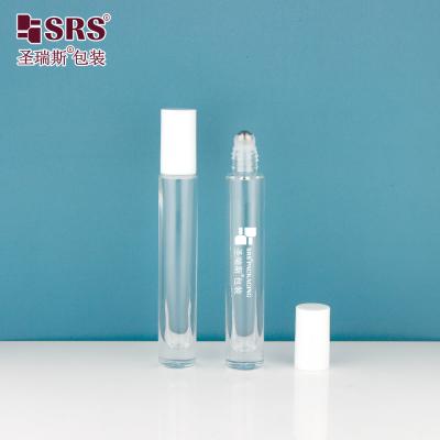 Chine GB1-10ML Bouteille épaisse personnalisée avec capuchon en plastique PP PCR Emballage en verre à rouleaux pour parfum d'huile cosmétique et de soins de la peau à vendre