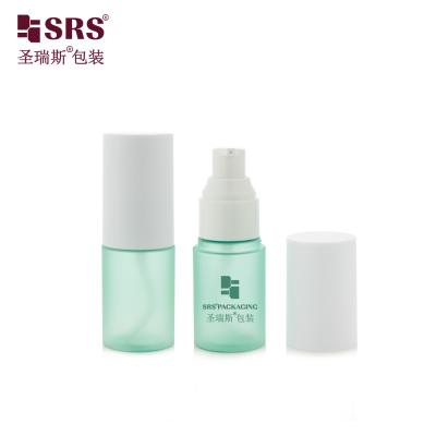 China 24/410 PET Luxury Facial Gel Paint Relief Cream Plastic PET Pump Bottle For Cosmetic Lotion Serum for sale