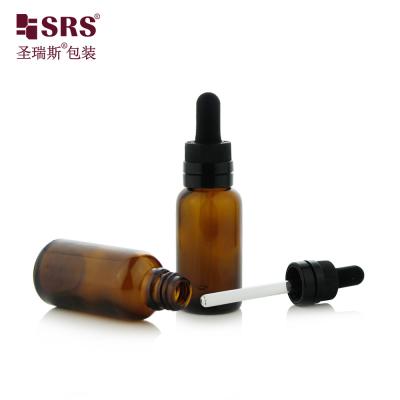 China D007  Amber Semi-Transparent Mold Glass Dropper Lid Bottle For Hair Essence Tamper Evident Child Resistant Lid Seal for sale