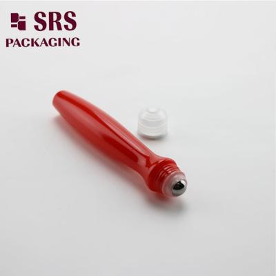 China PETG plastic roll on metal ball bottle serum lotion 15ml cosmetic empty plastic tubes for sale