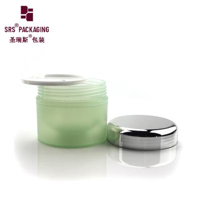 China SRSK double wall round PP plastic face mask 1oz jars for sale