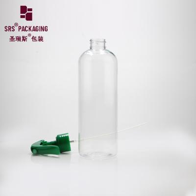 China 250 ml de PET transparente bomba de parafuso verde limpador vazio spray névoa biberão à venda