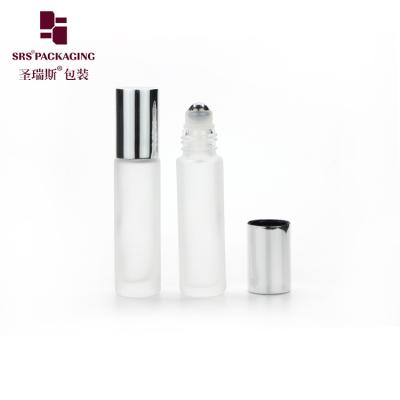 China transparent attar oil thick wall empty roller 10 ml glass vials for sale