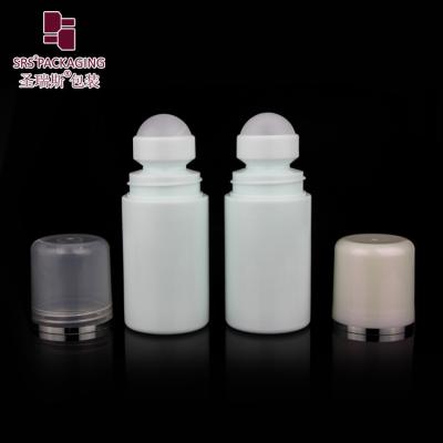 China Fábrica directamente vacío 60 ml de plástico antitranspirante de plástico de PP de desodorante botella de bola de rodillo en venta