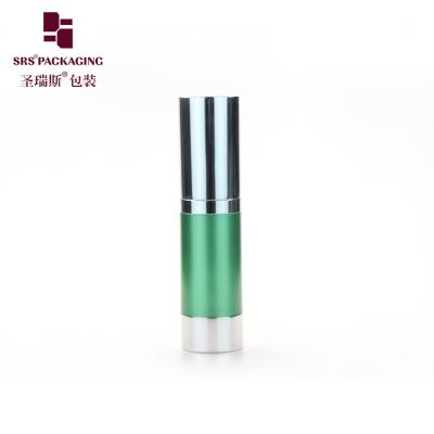 China 10ml 15ml 20ml 30ml round shape plastic AS airless cosmetic container for sale