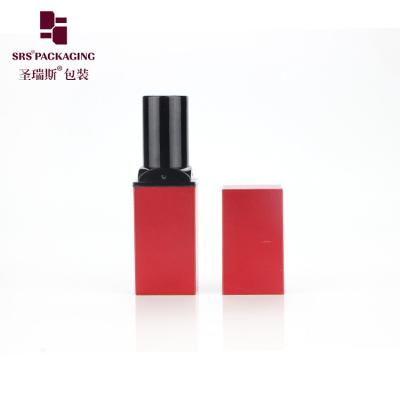 China Red pretty stock luxe 3.5g cosmetische lege lipstick buis verpakking Te koop