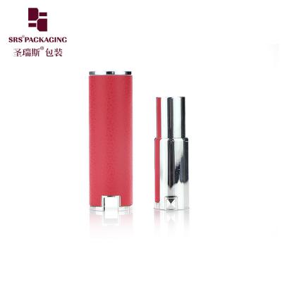 China voorraad rood luxe groothandel lege ronde vorm monster lipstick buis Te koop