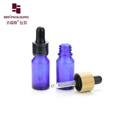 China 5 ml transparante, doorzichtige glasflessen met plastic dropperdeksel voor essentiële oliën Te koop