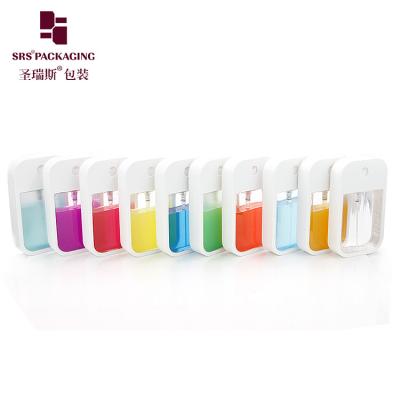 China 40ml flat empty wholesale cosmetic personal care plastic spray perfume bottle for sale