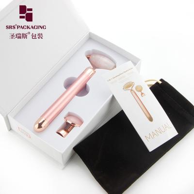 China luxe cadeau cosmetische doos met specificatie lift 3d gezicht roller massager Te koop