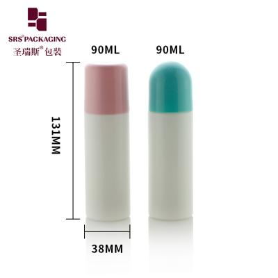 China 90ml Round PP PCR Recycle Eco Friendly Empty Customization Deodorant gel Bottle for sale