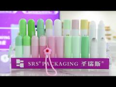 RPPG F Plastic Empty PP PCR Elegant Cosmetic Gel Roller Bottles Roll On Deodorant Container