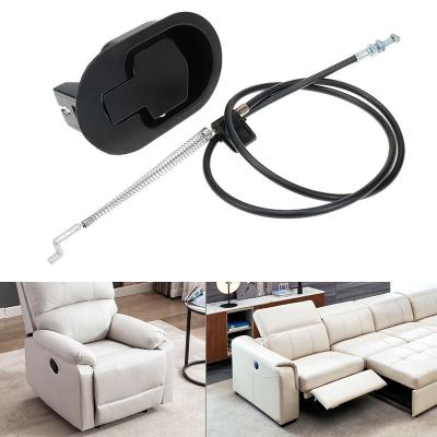 China Contemporary Sofa Chair Couch Recliner Handle With Cable Universal Recliner Replacement Parts Release Lever Pull Handle Metal Bedroom Dresser for sale