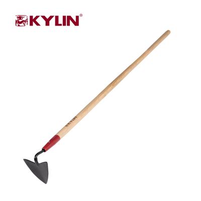 China Forged Steel Rail Triangle Farm Hoe For Farm And Garden Works Garden Hoe for sale