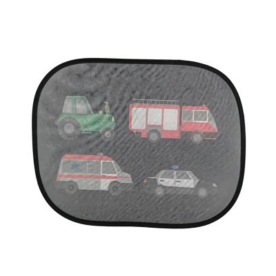 China Lowering Temperatures Mesh Fabric Black Interior Car Sunshade With Side Window, Static Car Side Window Sunshade, Cling Sunshade For Car Windows for sale