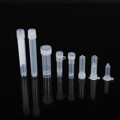 China Good Quality 2ml Pointed Bottom Plastic PP Sampling Tube Freezing For Experimental Extraction Testing for sale