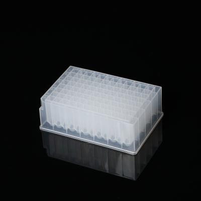 China Hot Selling PP Lab Supplies Round Hole Plates Centrifuge Deep Hole 96 Well PCR Plate for sale