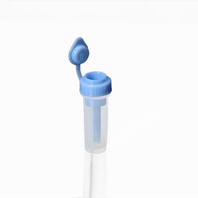 China High Quality Medical PP/PS/PE Sample Collector Tube Container PE Spiral Stool 8ml Spoon Collectors for sale