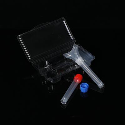 China PE Factory Direct Sales 10ML Medical Saliva Collector Sample Collection for sale