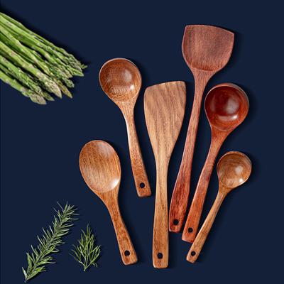 China Fashionable lightweight luxury shovel wooden spoon can be set customized wooden spoon cooking spoon for sale