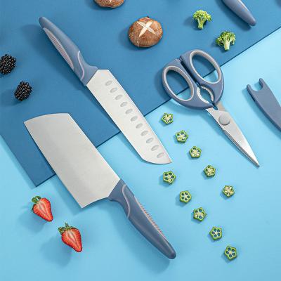 China Series Kitchen Knife Personality Stainless Steel Knife Cutting Kitchen Knife Viable Lightweight Luxury Set for sale