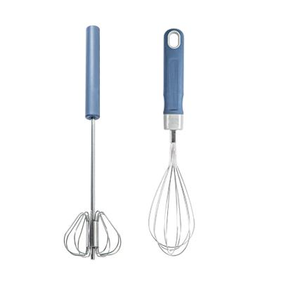 China Viable Wholesale Egg Beater Light Luxury Hand Mixer Kitchen Egg Beater Semi-automatic Luxury Semi-automatic Kitchen Egg Beater for sale