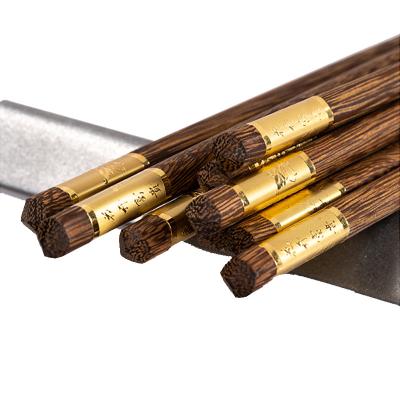 China Personality Stocked Chinese High-end Printing Wooden Household Craft Chopsticks Chopsticks Set for sale