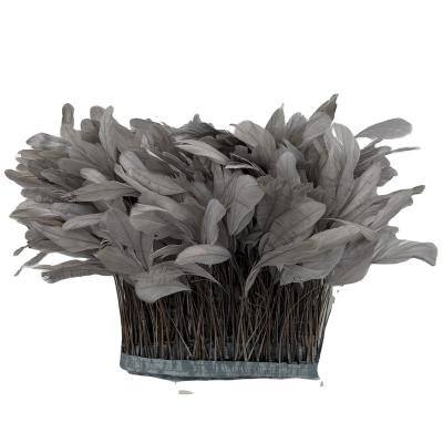 China Garment Accessories and Decoration Chicken Tail Hair Torn Feather Dyed Trims Factory Customized for sale