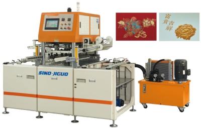 China Hydraulische automatische Hot Foil Stamping-Maschine Max. Stempelbereich 700 × 520 mm zu verkaufen