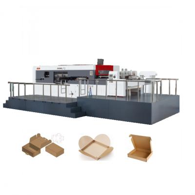 China Lead Edge Automatic Paper Creasing Machine Feeding Die Cutting Machine for sale