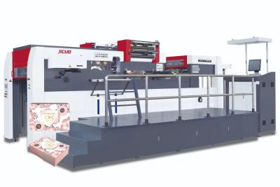 Cina JIGUO TMY-1060H Automatic Die Cutting Hot Stamping Machine Max Paper Size 1060*760mm Piastra di riscaldamento Zona numero 12 in vendita